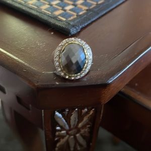 Silpada Empress Hematite 925 sterling silver ring